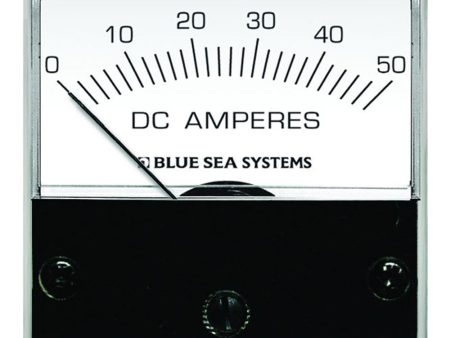 Blue Sea 8041 DC Analog Micro Ammeter - 2  Face, 0-50 Amperes DC [8041] Online now