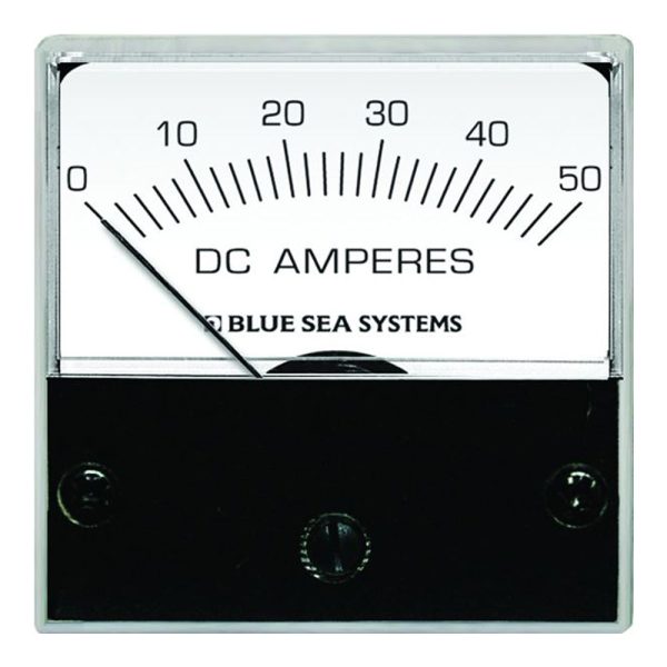 Blue Sea 8041 DC Analog Micro Ammeter - 2  Face, 0-50 Amperes DC [8041] Online now