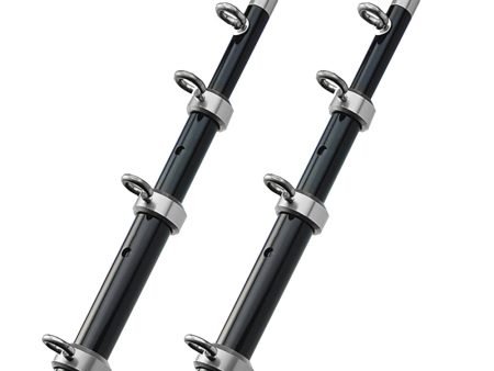 TACO 15  Telescopic Outrigger Poles HD 1-1 2  - Black Silver [OT-0542BKA15-HD] Online now