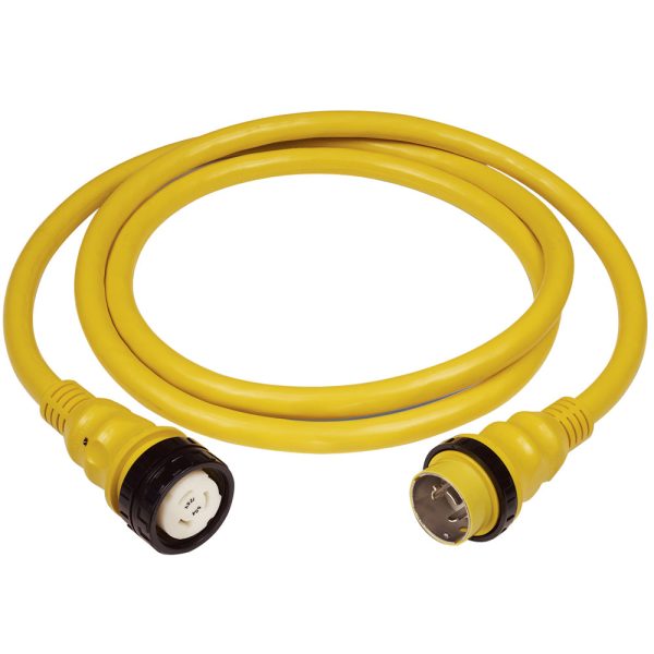 Marinco 50Amp 125 250V Shore Power Cable - 25  - Yellow [6152SPP-25] Cheap