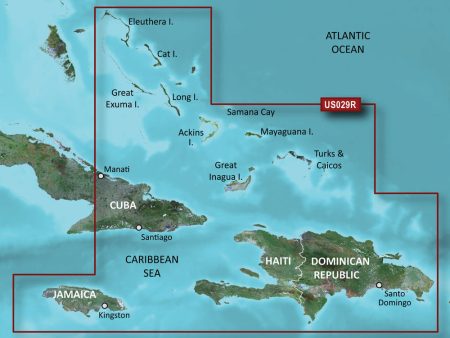 Garmin BlueChart g3 HD - HXUS029R - Southern Bahamas - microSD SD [010-C0730-20] Online Sale