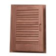 Whitecap Teak Louvered Door & Frame - Left Hand - 15  x 20  [60725] Sale