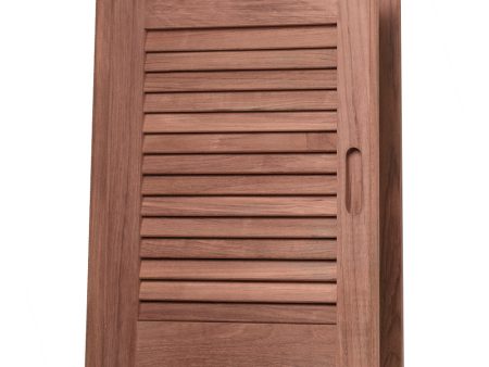 Whitecap Teak Louvered Door & Frame - Left Hand - 15  x 20  [60725] Sale