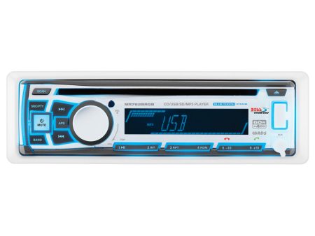 Boss Audio MR762BRGB Marine Stereo w AM FM CD BT USB [MR762BRGB] For Discount