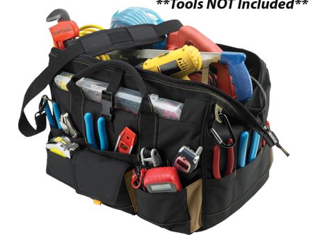 CLC 1535 Tool Bag w  Top-Side Plastic Parts Tray - 18  [1535] Sale