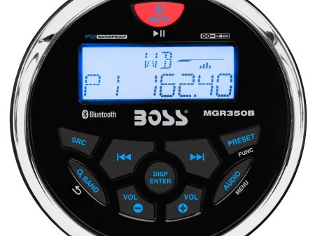 Boss Audio MGR350B Marine Stereo w AM FM BT USB [MGR350B] Cheap