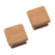 Whitecap Teak Square Drawer Knob - 1-1 8  - 2 Pack [60130-A] Online now