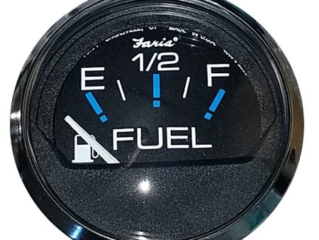 Faria Chesapeake Black 2  Fuel Level Gauge (E-1 2-F) [13701] Online