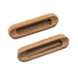 Whitecap Teak Oblong Drawer Pull - 4-1 16 L - 2 Pack [60124-A] Supply