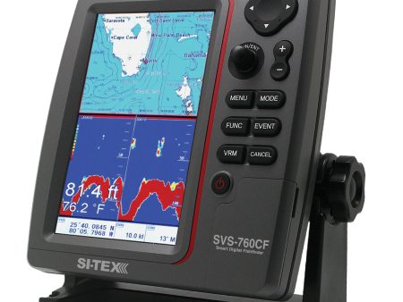 SI-TEX SVS-760CF Dual Frequency Chartplotter Sounder w  C-Map 4D Chart [SVS-760CF] Fashion