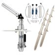 Rupp Classic Top Gun Outrigger Kit w 15  Poles & Complete Single Line Rigging Kit w Klickers Release Clips [RAD-TPGN-15T] Discount