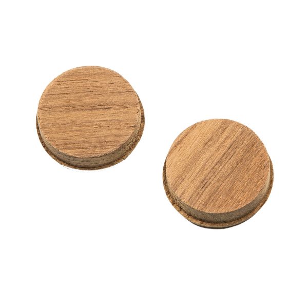 Whitecap Teak Round Drawer Pull - 1-3 8  Round - 2 Pack [60127-A] Online Sale