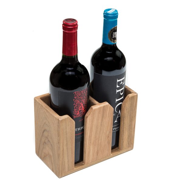 Whitecap Teak Two-Bottle Rack [62620] Online