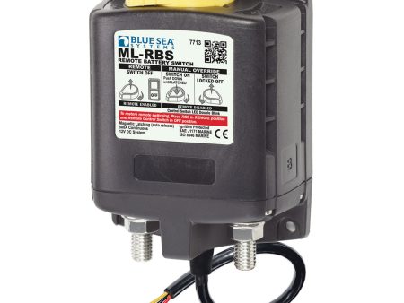 Blue Sea 7713 ML-RBS Remote Battery Switch w Manual Control Release - 12V [7713] Supply