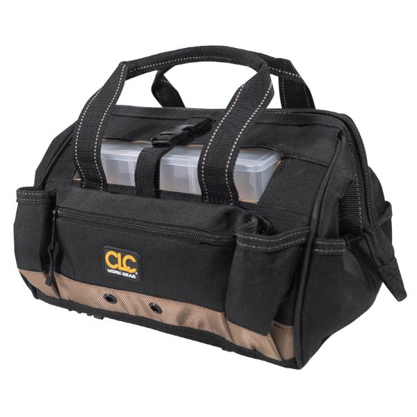 CLC 1533 Tool Bag w Top-Side Plastic Parts Tray - 12  [1533] Online Sale