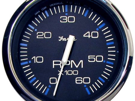 Faria Chesapeake Black 4  Tachometer - 6000 RPM (Gas) (Inboard  I O) [33710] on Sale