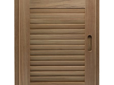 Whitecap Teak Louvered Door & Frame - Right Hand - 15  x 20  [60724] Online Sale