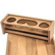 Whitecap Teak Drinkholder w Removable Cockpit Table Top - Holds 4 Glasses [61394] Fashion