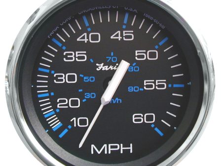 Faria Chesapeake Black 4  Speedometer - 60MPH (Pitot) [33704] on Sale