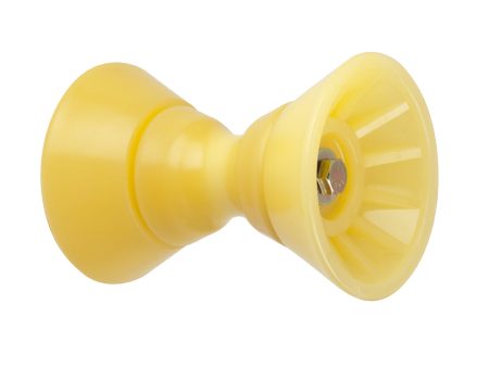 C.E. Smith 4  Bow Bell Roller Assembly - Yellow TPR [29301] For Discount