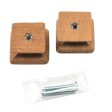 Whitecap Teak Square Drawer Knob - 1-1 8  - 2 Pack [60130-A] Online now