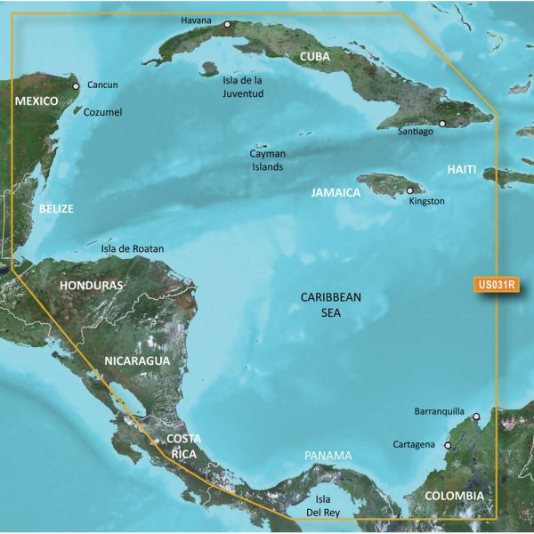 Garmin BlueChart g3 HD - HXUS031R - Southwest Caribbean - microSD SD [010-C0732-20] Cheap