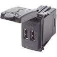 Blue Sea Dual USB Charger - 24V Contura Mount [1039] Discount