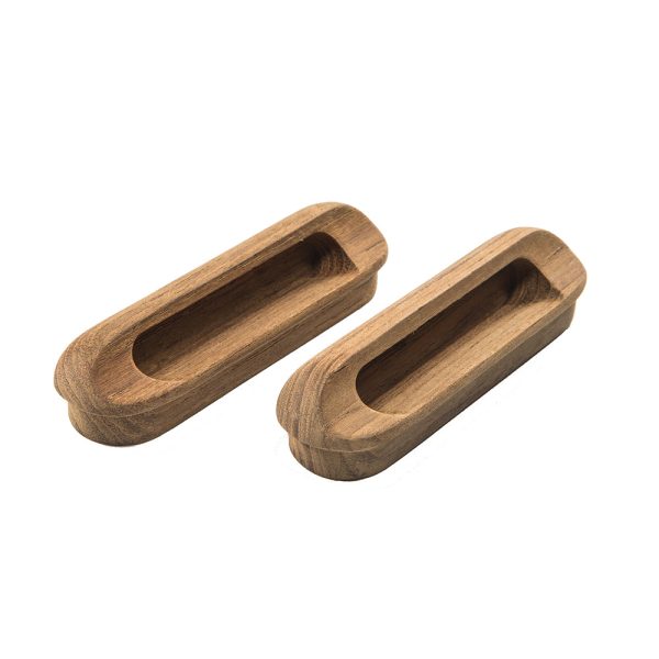 Whitecap Teak Oblong Drawer Pull - 4-1 16 L - 2 Pack [60124-A] Supply