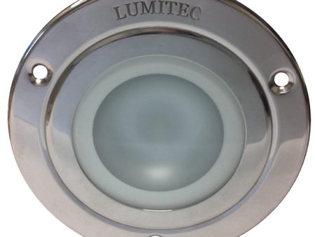 Lumitec Shadow - Flush Mount Down Light - Polished SS Finish - 4-Color White Red Blue Purple Non-Dimming [114110] Cheap