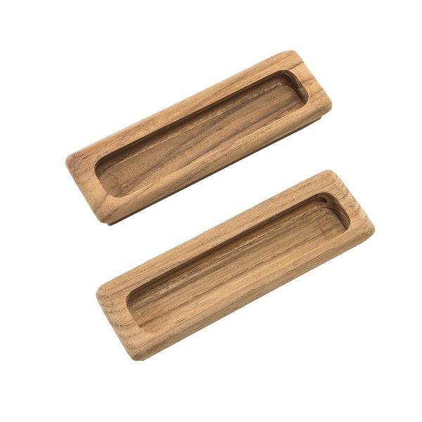 Whitecap Teak Large Rectangular Drawer Pull - 4-1 2 L - 2 Pack [60142-A] For Discount