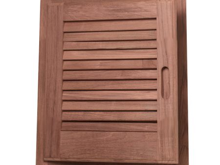 Whitecap Teak Louvered Door & Frame - Left Hand - 15  x 15  [60723] Fashion