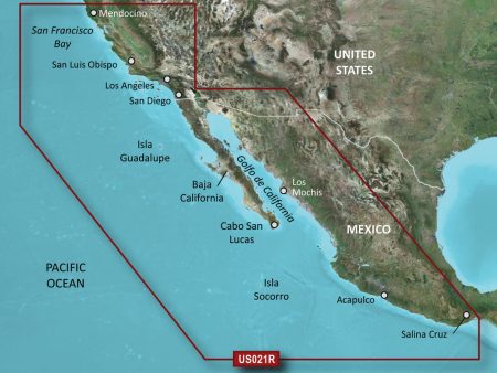 Garmin BlueChart g3 HD - HXUS021R - California - Mexico - microSD SD [010-C0722-20] Online