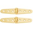 Whitecap Strap Hinge - Polished Brass - 6  x 1-1 8  - Pair [S-605BC] Online Sale