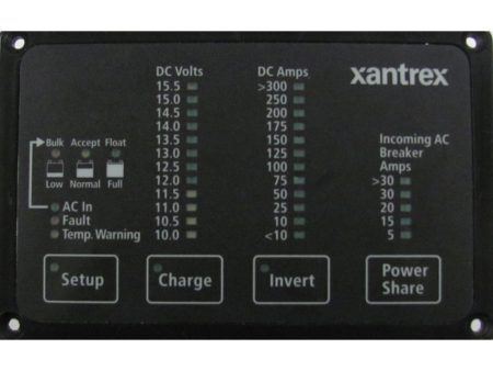 Xantrex Heart FDM-12-25 Remote Panel, Battery Status & Freedom Inverter Charger Remote Control [84-2056-01] For Discount