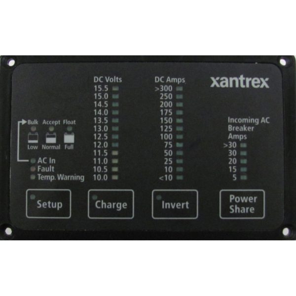 Xantrex Heart FDM-12-25 Remote Panel, Battery Status & Freedom Inverter Charger Remote Control [84-2056-01] For Discount