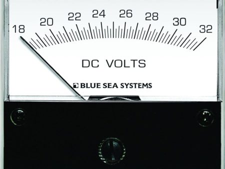 Blue Sea 8240 DC Analog Voltmeter - 2-3 4  Face, 18-32 Volts DC [8240] Supply