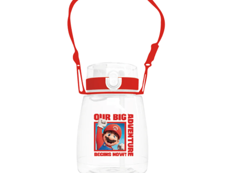 The Super Mario Bros Collection Plastic Bottle with Shoulder Strap (1300mL) For Cheap