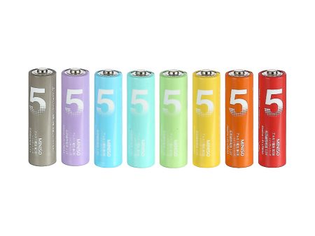 AA Alkaline Battery 8 Pack (Colorful) For Cheap